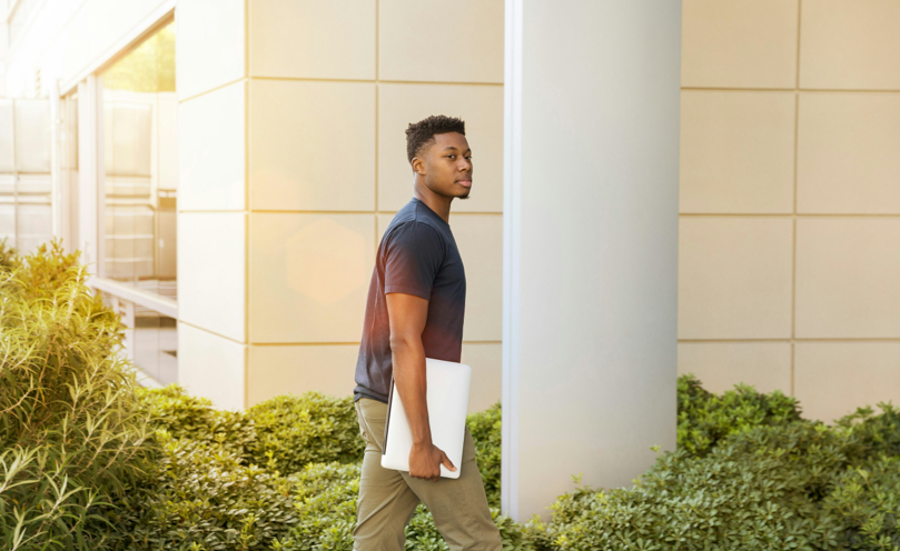 Overview of a university building