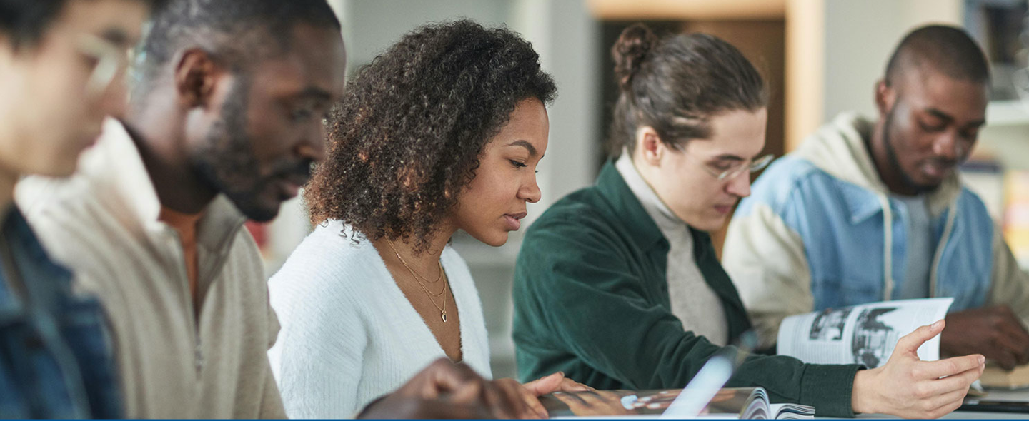 Overview of a university building